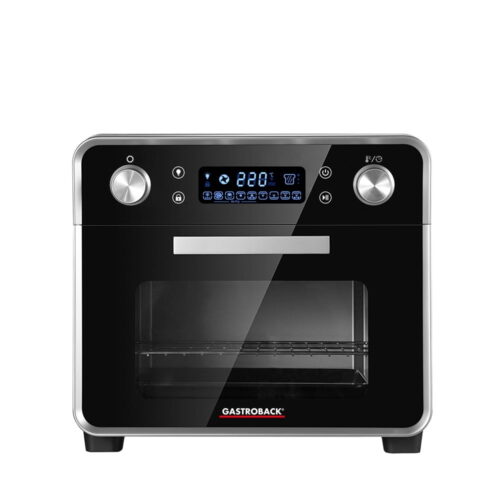 Friteuza cu aer cald Air Fryer, Gastroback, Air Fry&Pizza, 1680 W, 22 litri, negru