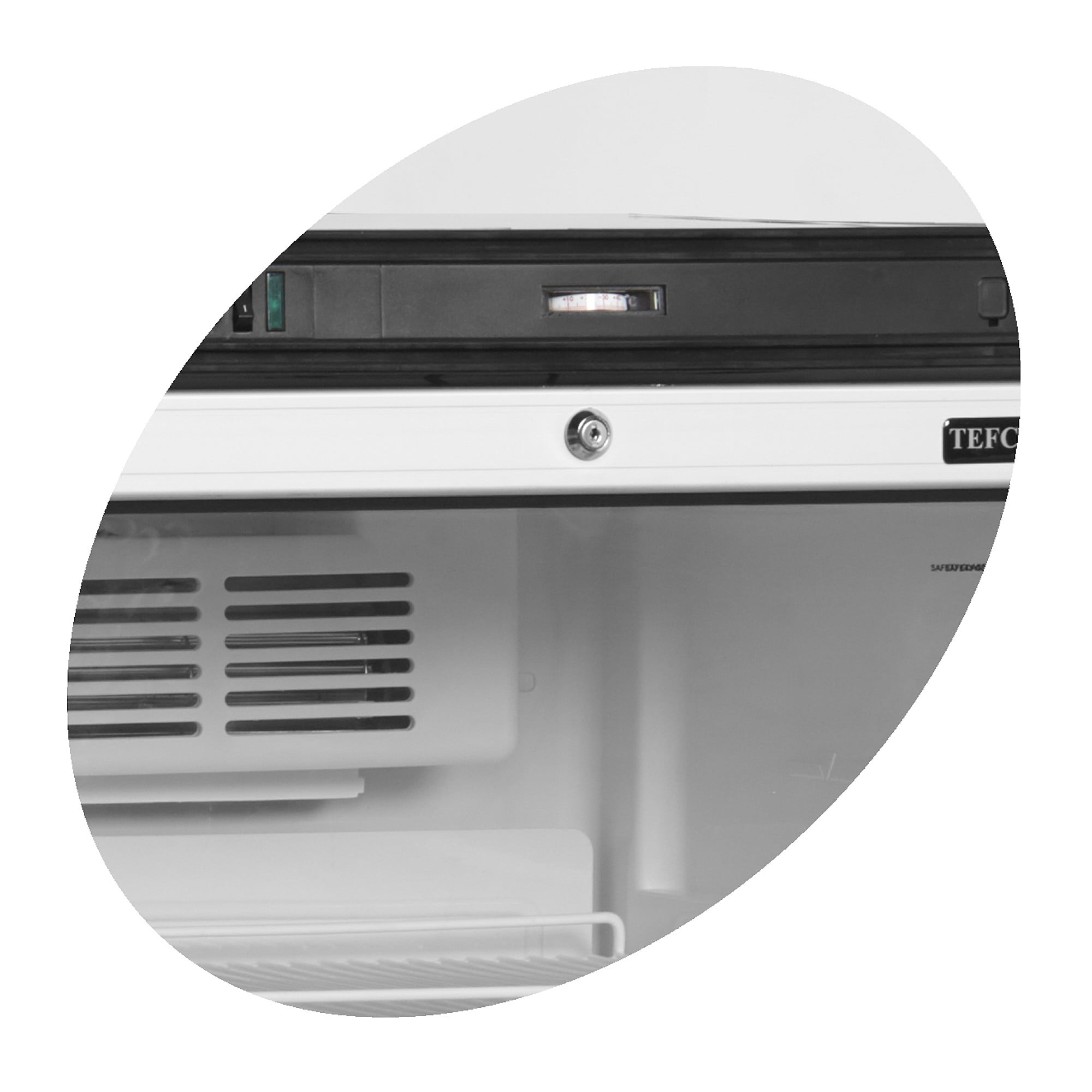 Vitrina frigorifica, TEFCOLD, FS1220, 190 litri, alb