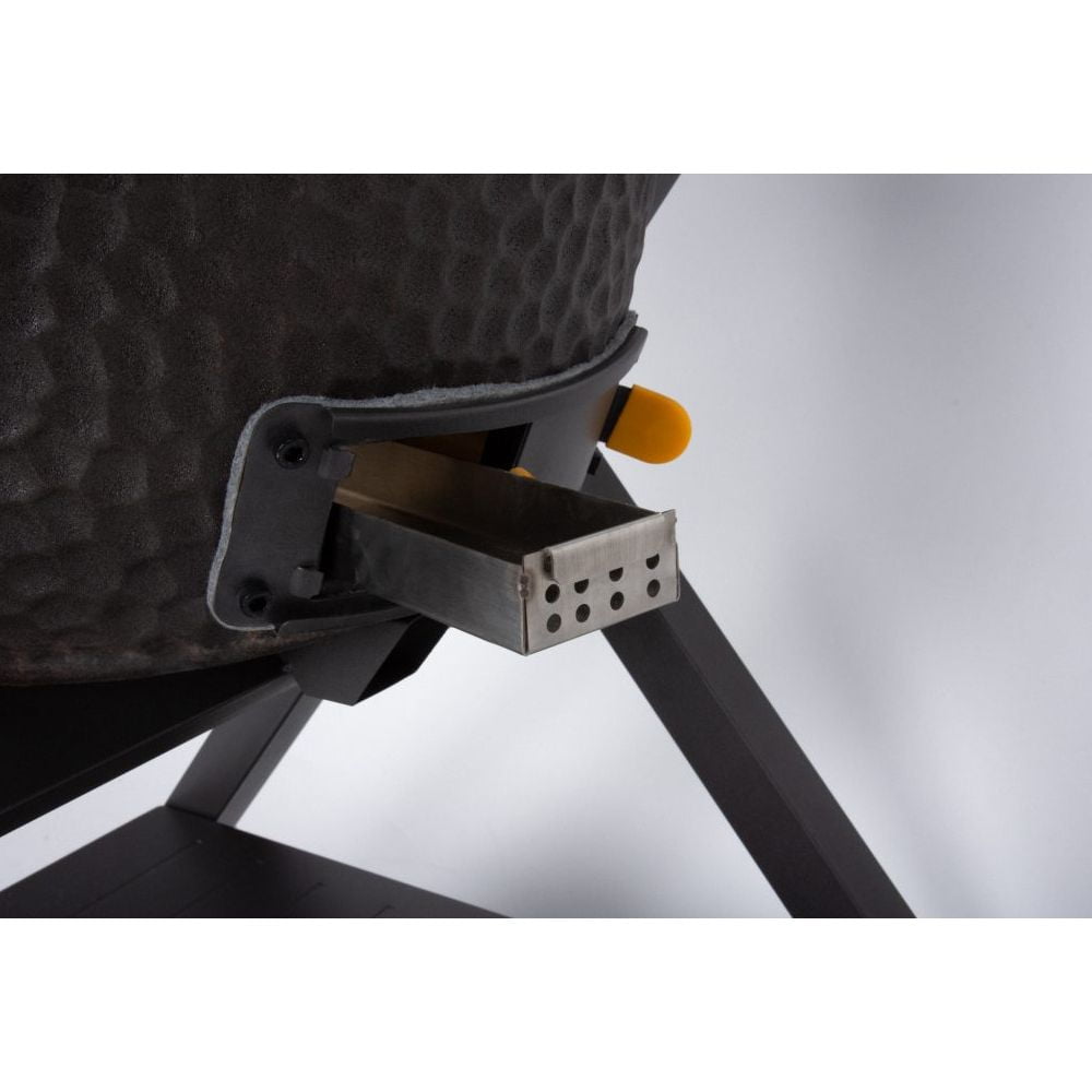 Gratar cu carbuni si termometru integrat Kamado, Boretti, Ceramica Medium, Ø 36 cm, antracit