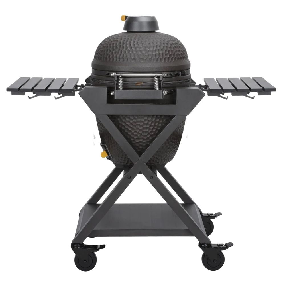Gratar cu carbuni si termometru integrat Kamado, Boretti, Ceramica Medium, Ø 36 cm, antracit