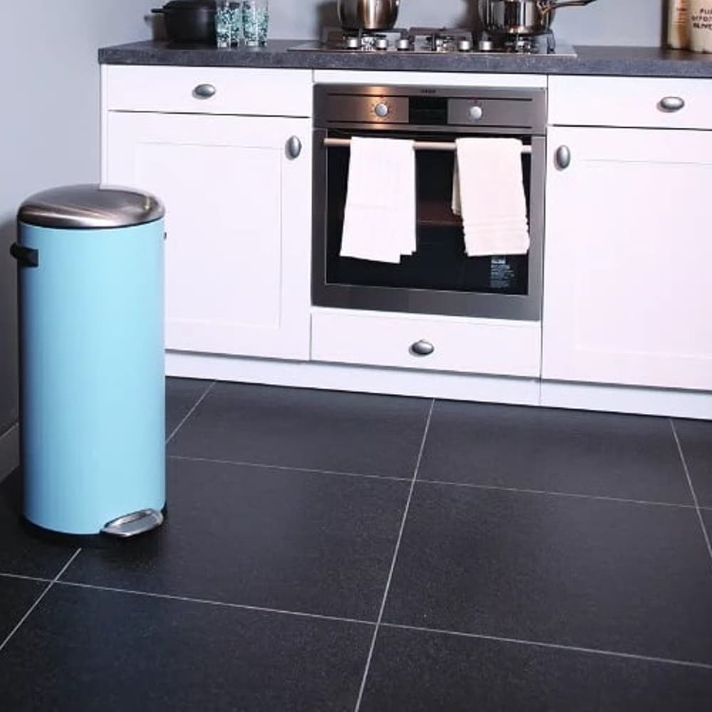 Cos de gunoi cu pedala, EKO, Belle Deluxe, 30 litri, 1 compartiment, bleu