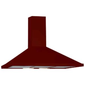 Hota de perete Rustic, Bompani, BOCP741/E, 600 m³/h, 90 cm, bordeaux