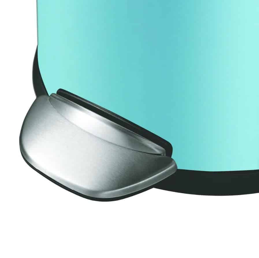 Cos de gunoi cu pedala, EKO, Belle Deluxe, 30 litri, 1 compartiment, bleu