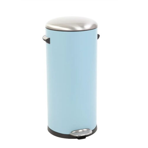 Cos de gunoi cu pedala, EKO, Belle Deluxe, 30 litri, 1 compartiment, bleu