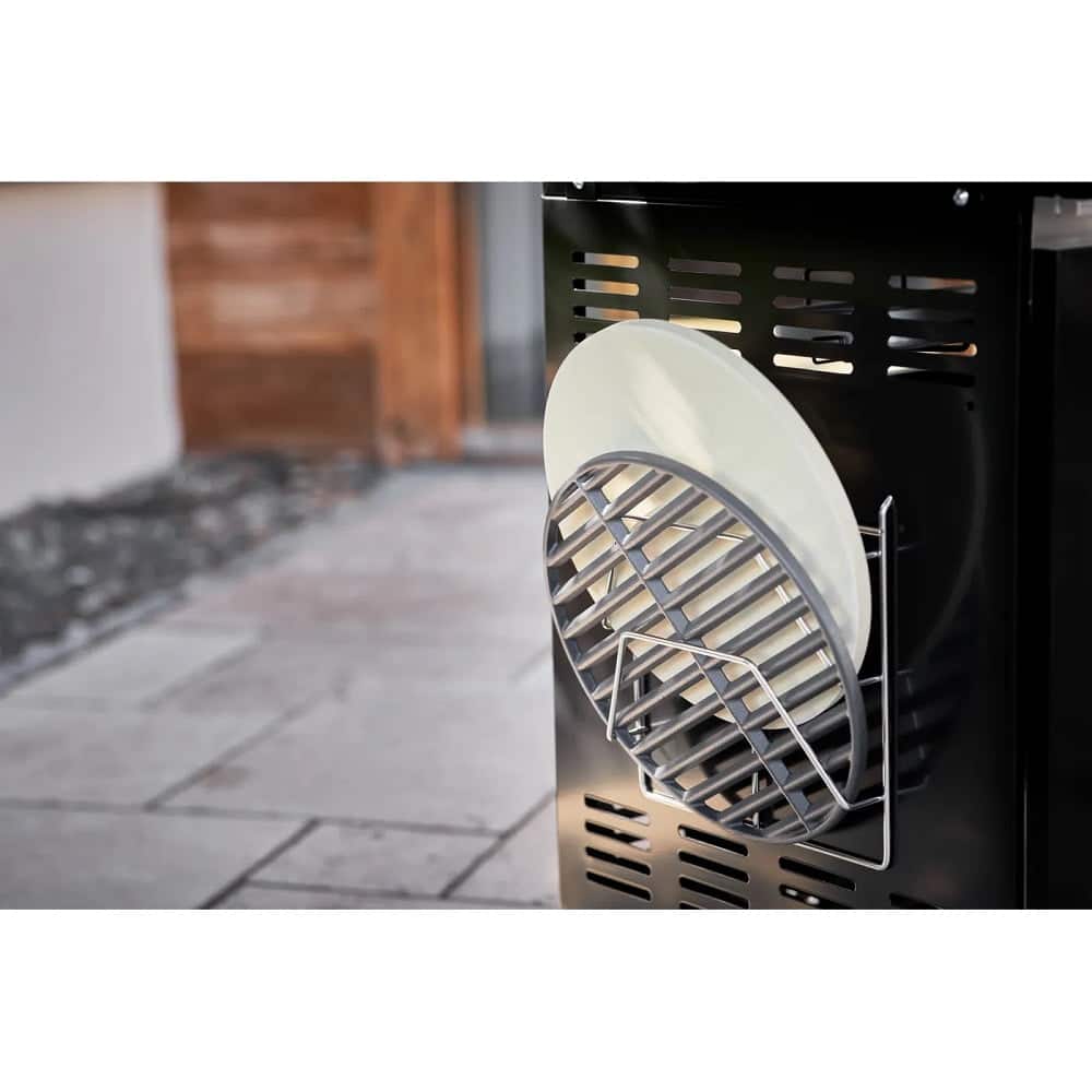 Gratar profesional pe gaz, Rosle, Videro G3-S, 3 arzatoare, 60x45 cm, negru