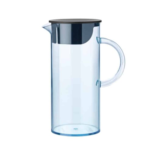Carafa transparenta cu capac, Stelton - EM77, 1.5 litri, bleu