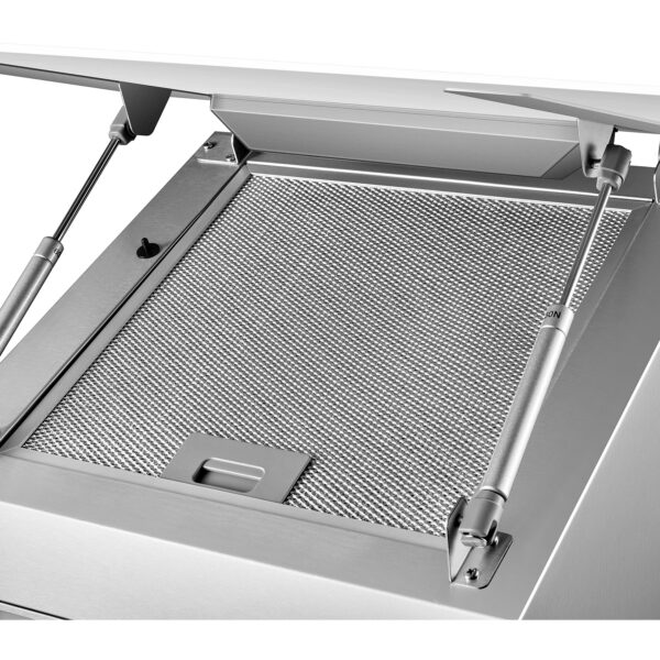 Hota decorativa, Ciarra, CBCS6736G-OW, 700 m³/h, 60 cm, alb