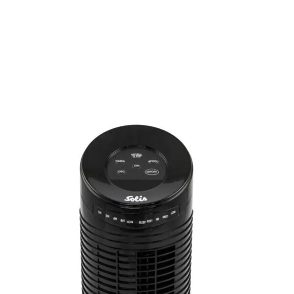 Ventilator camera vertical, Solis, Tower Fan, negru