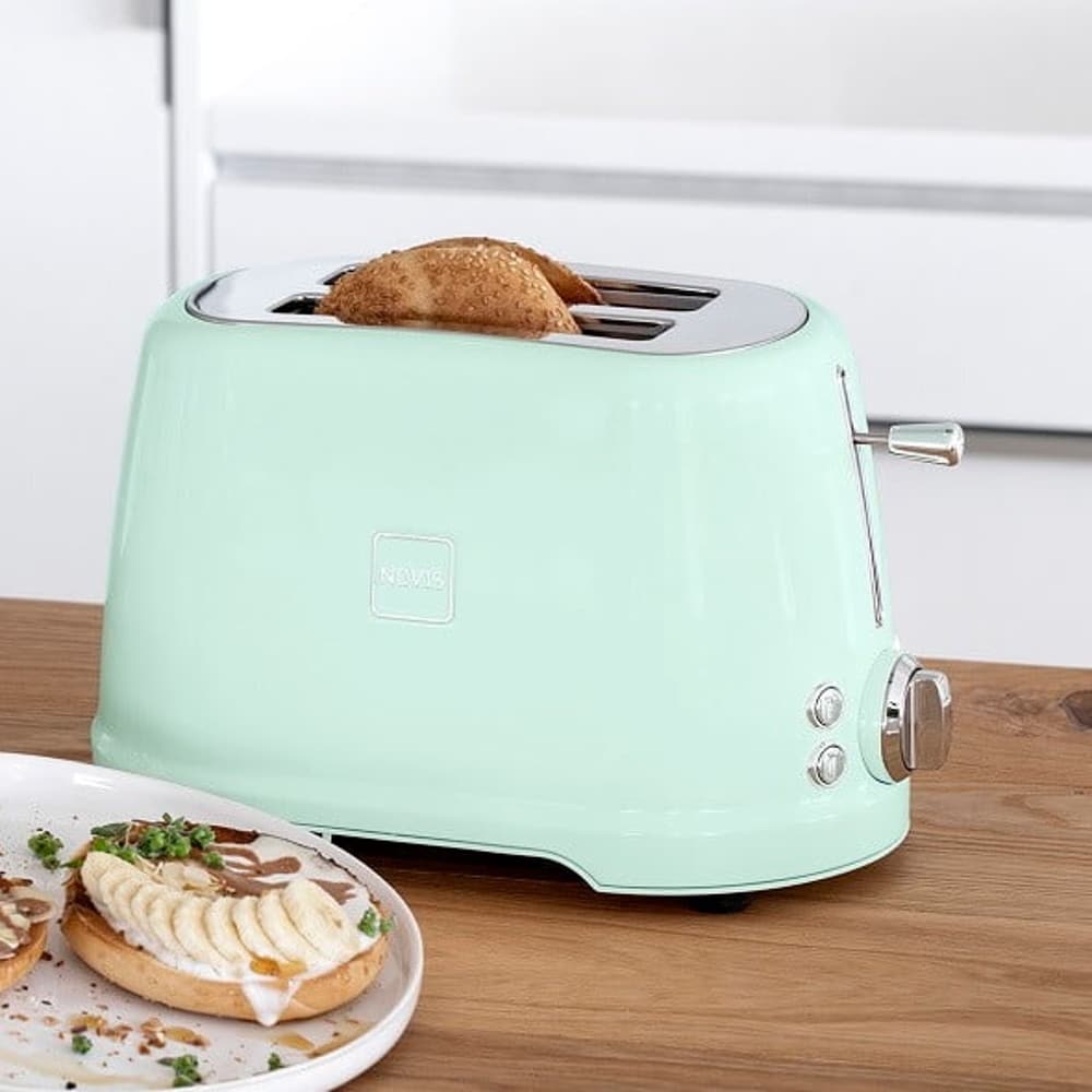 Prajitor de paine, Novis, T2, 2 felii, 900 W, verde pastel