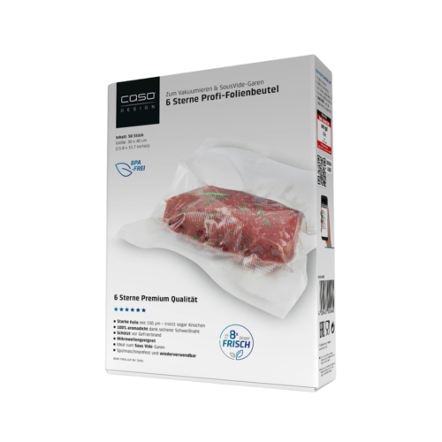 Set de 50 de pungi gofrate pentru vidat 30x40 cm, Caso Germany - 01246