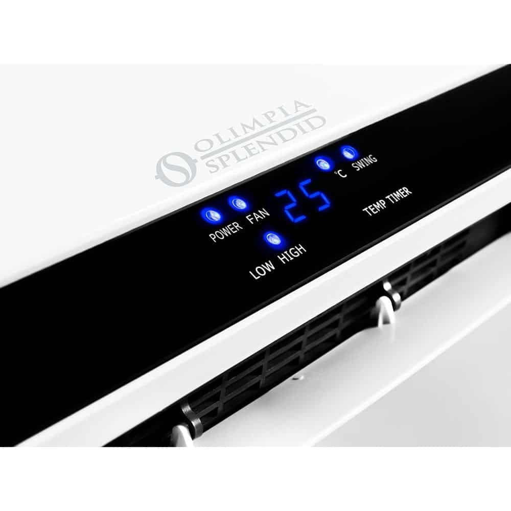 Aeroterma electrica de perete cu termostat, Olimpia Splendid, Caldo Up T, 2000 W, alb