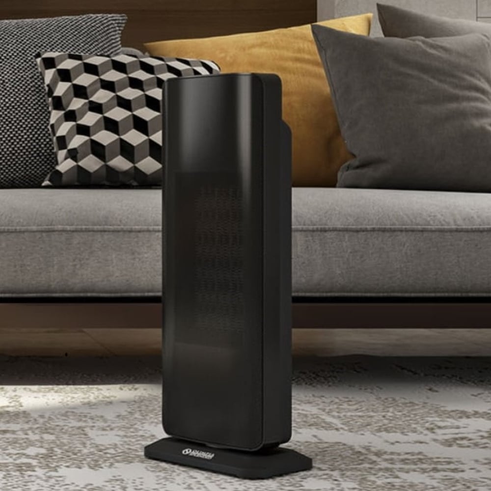 Aeroterma electrica cu termostat, Olimpia Splendid, Caldo Trendy T, 2000 W, negru