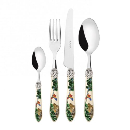 Set de tacamuri Falabella Old-silver, Casa Bugatti, 6 persoane – FLBAM-0JGS50, ivory