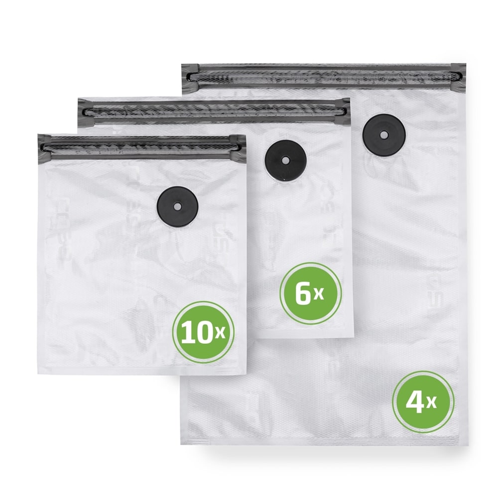 Set pungi pentru vidat Zip 20×2326×2326×35, Caso Germany – 01243