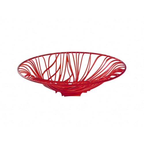 Fructiera din plastic, Casa Bugatti - 21-FLORA3F, rosu