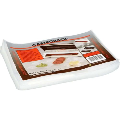 Set 50 de pungi gofrate pentru vidat 20x30 cm, Gastroback - 46115