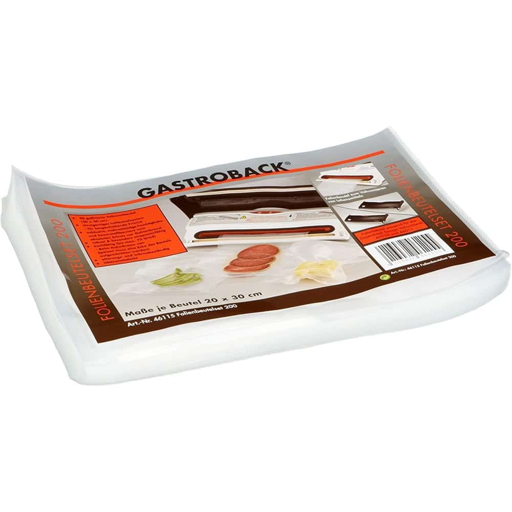 Set 50 de pungi gofrate pentru vidat 25x40 cm, Gastroback - 46119