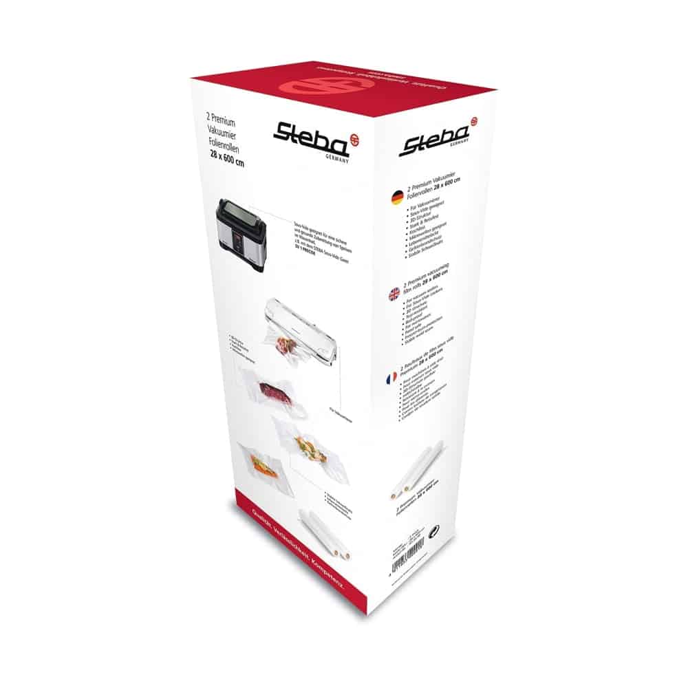 Set de 2 role gofrate pentru vidat 28 x 600 cm, Steba Germany - 933600