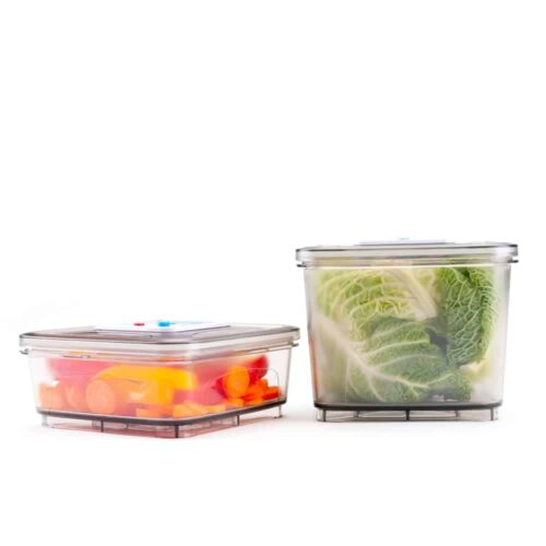 Set 2 caserole pentru vidat, 1000+2800 ml, Gastroback, 46111