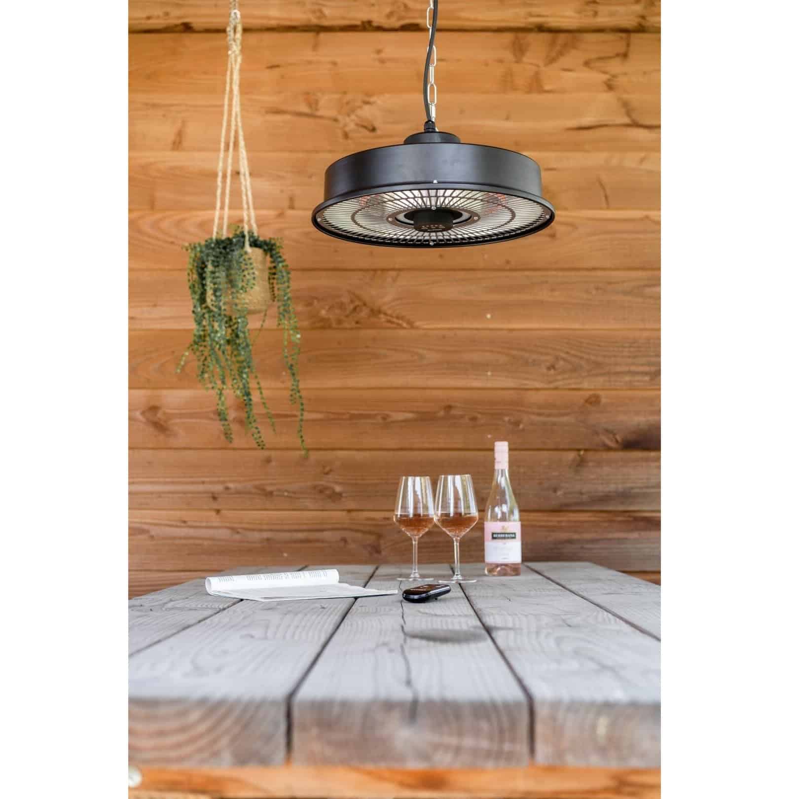 Incalzitor electric de terasa, Eurom, Partytent, 1500 W, negru