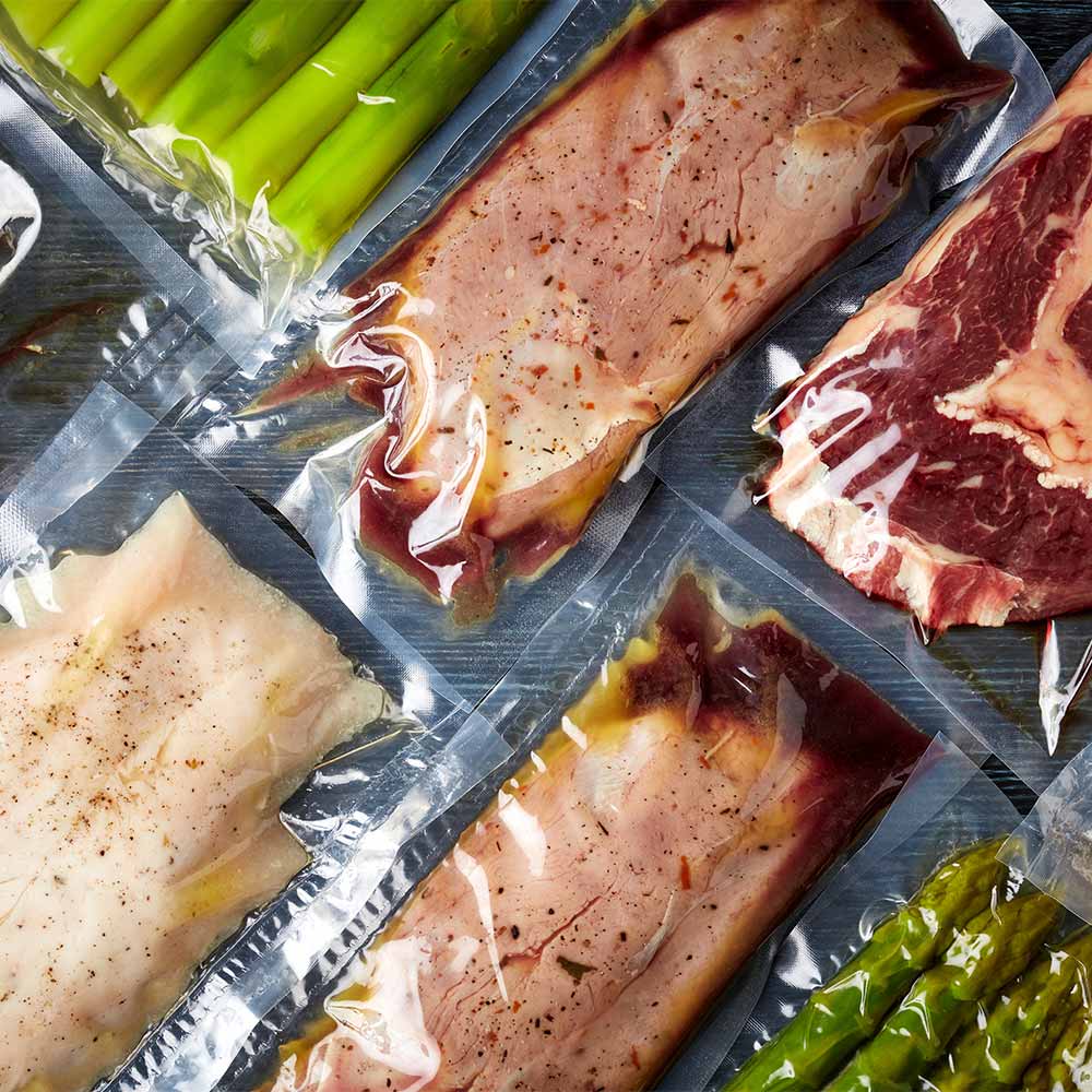 Set 50 de pungi gofrate pentru vidat 20x30 cm, Gastroback - 46115