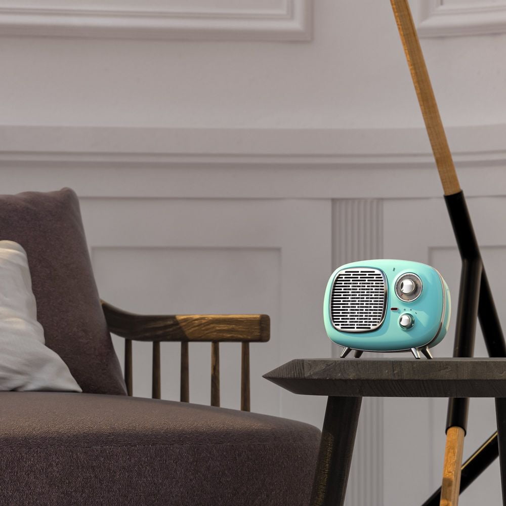 Aeroterma electrica cu termostat, Eurom, B-4, 1500 W, bleu