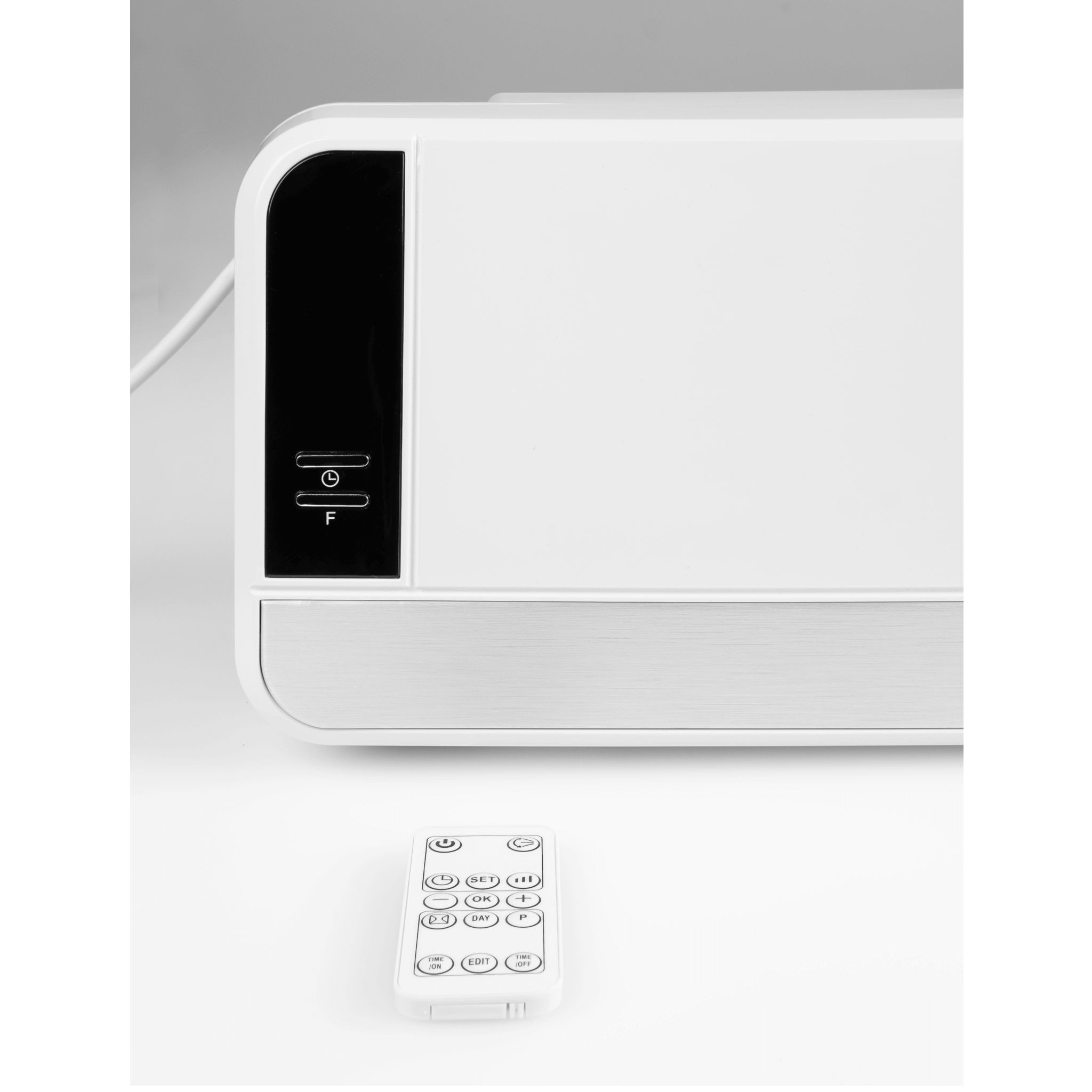 Aeroterma electrica de perete cu termostat, Eurom, Designheat 2000R, 2000 W, alb