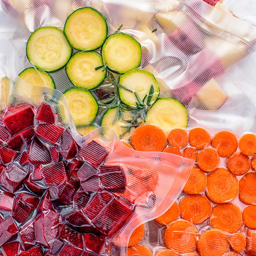 Set 50 de pungi gofrate pentru vidat 25x40 cm, Gastroback - 46119