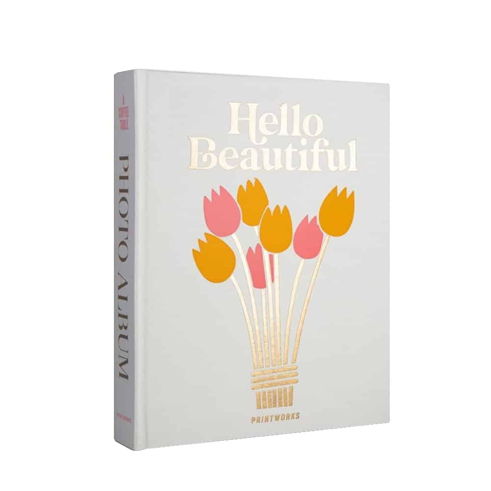 Album foto 60 de poze 10 x 15 cm, Printworks, Hello Beautiful, crem