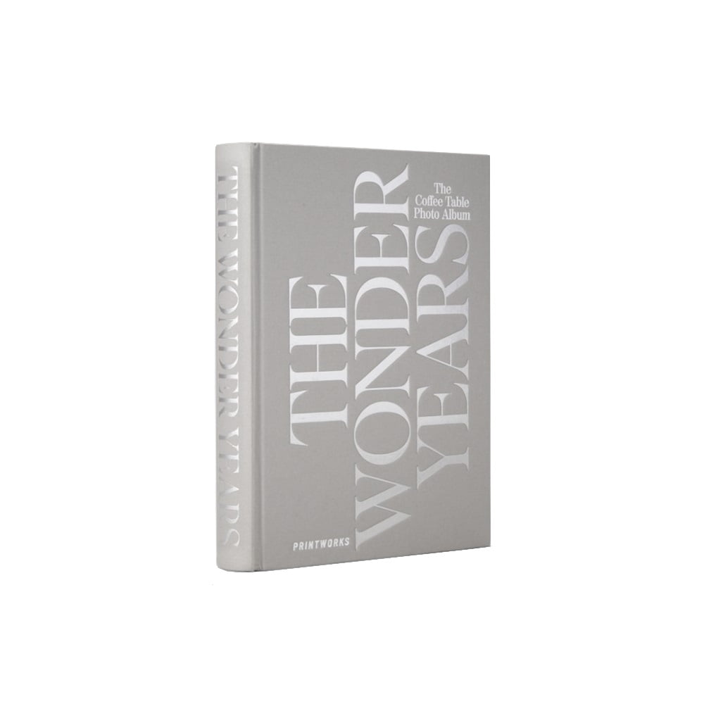 Album foto 160 de poze 11 x 15 cm, Printworks The Wonder Years, gri