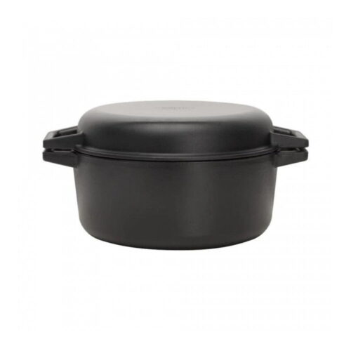 Set oale pentru copt/gratar, fonta, 2 piese, Boretti, SOLIDOCASG26