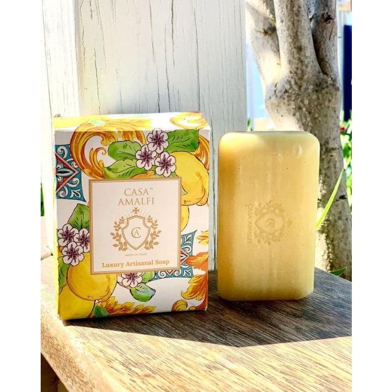 Set cadou sapunuri artizanale Lemon Maiolica, Casa Amalfi - GS06