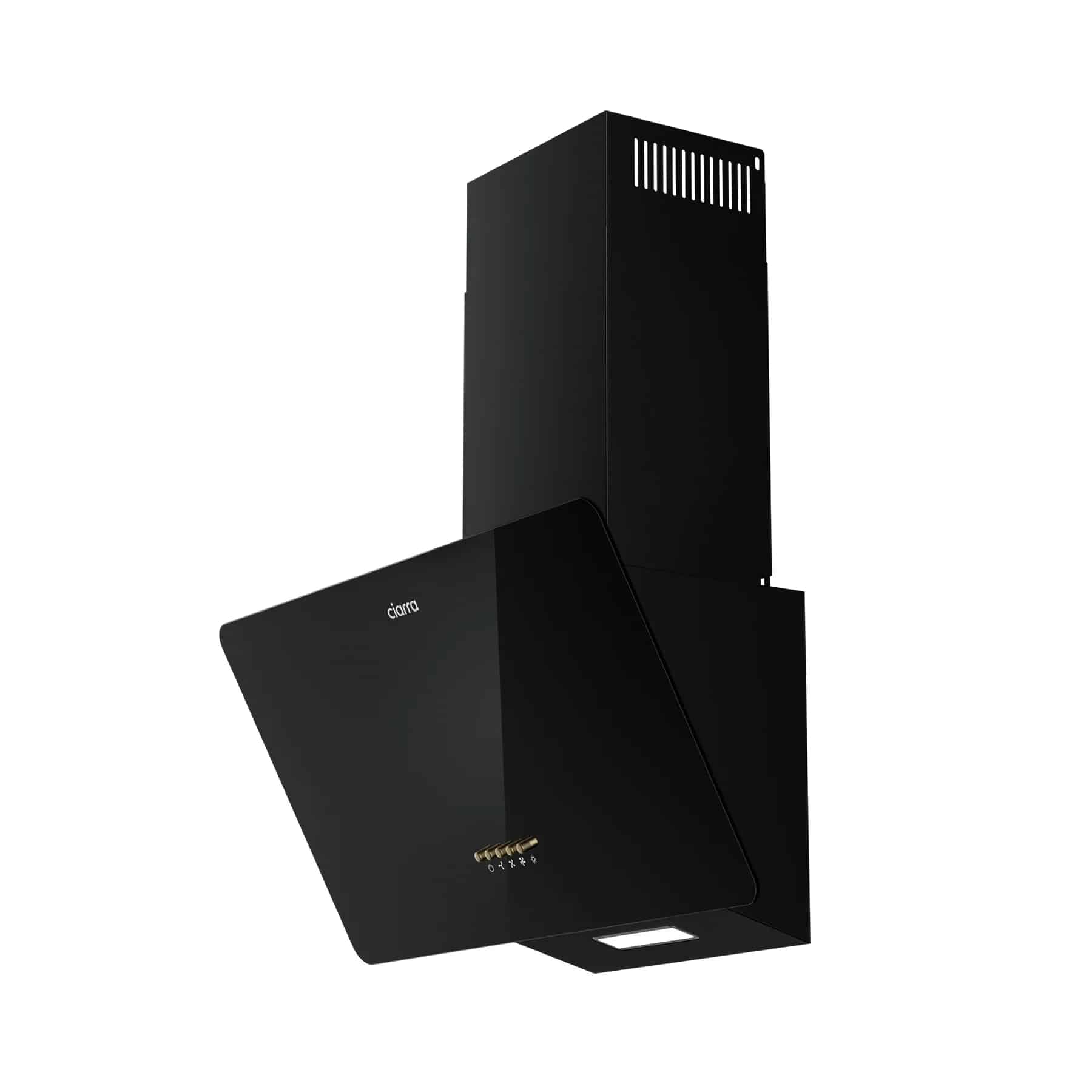 Hota decorativa, Ciarra, CBCB6750-B, 350 m³/h, 60 cm, negru