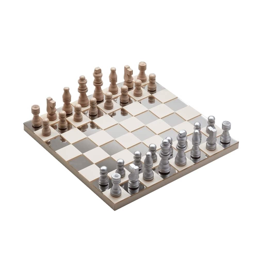 Joc de sah Mirror, Printworks - PW00570, argintiu