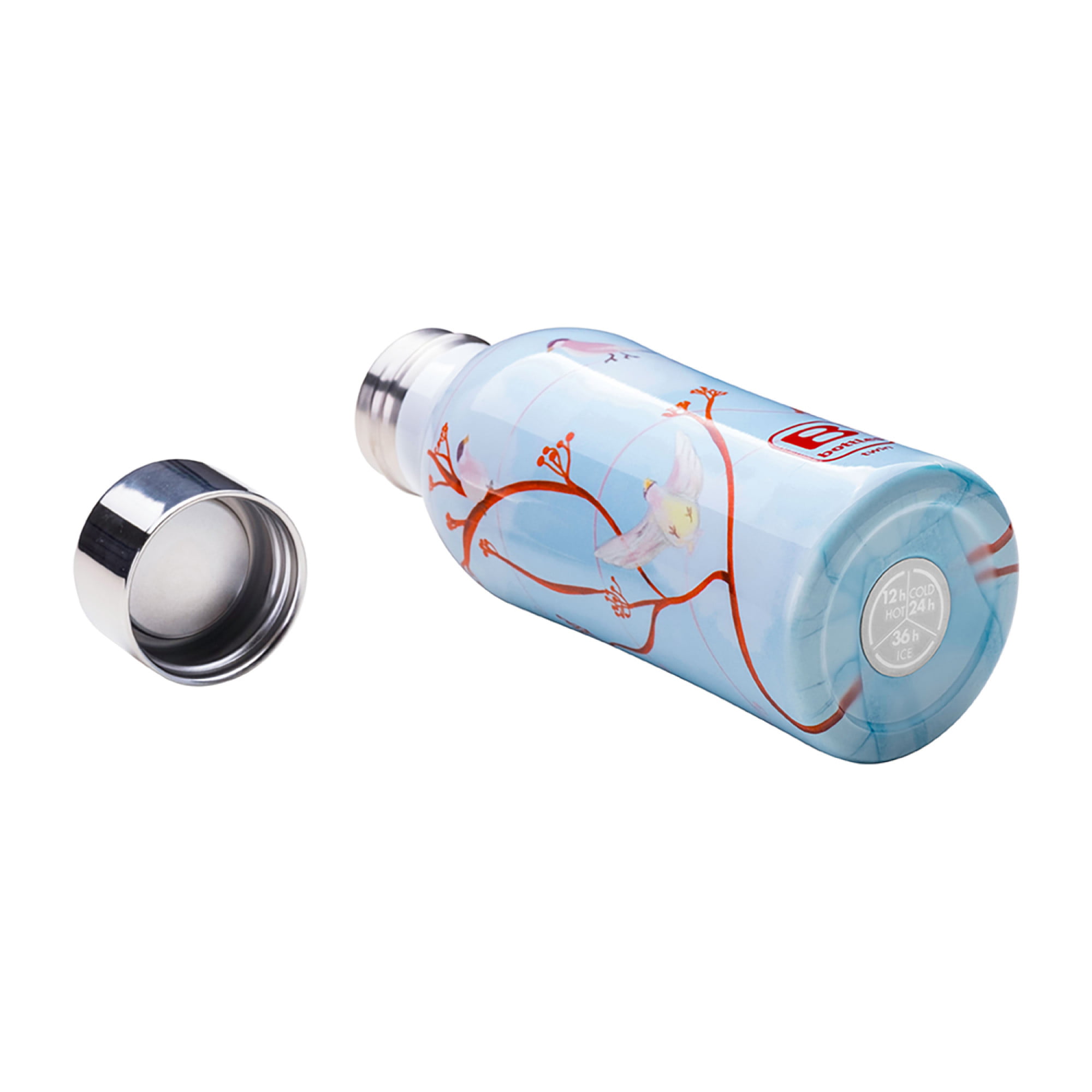 Termos B Bottles Twin Birds 350 ml, Casa Bugatti - BBT-BD350IN, bleu