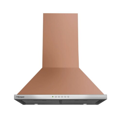Hota de perete Rustic, Bompani, BOCP409/E, 480 m³/h, 60 cm, cupru