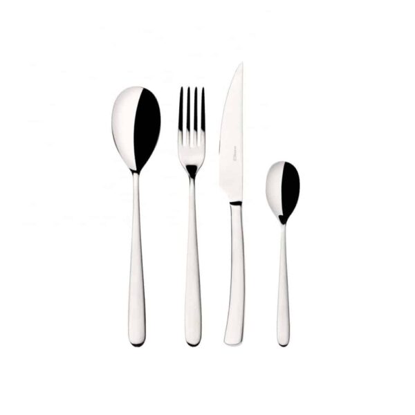 Set de tacamuri Preludio, Casa Bugatti, 4 persoane – IN-049F00MB16, argintiu
