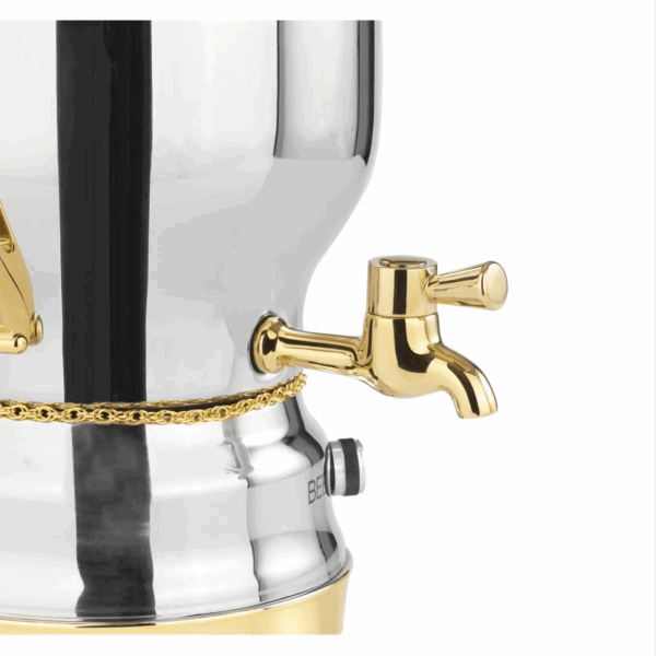 Samovar electric, BEEM, Tea Classic, 3 litri, 2200 W, inox/auriu