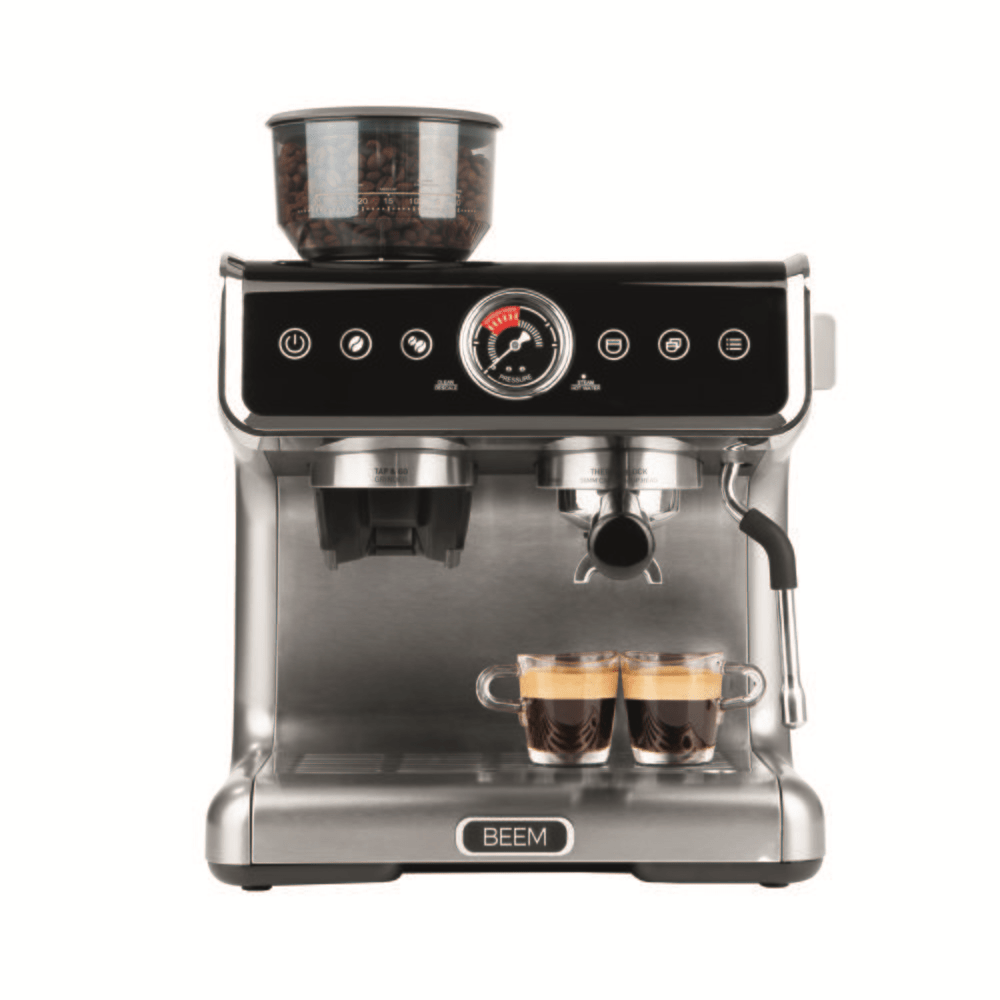 Espressor semiautomat cu rasnita, BEEM, Espresso Grind Profession, 250 g, inox