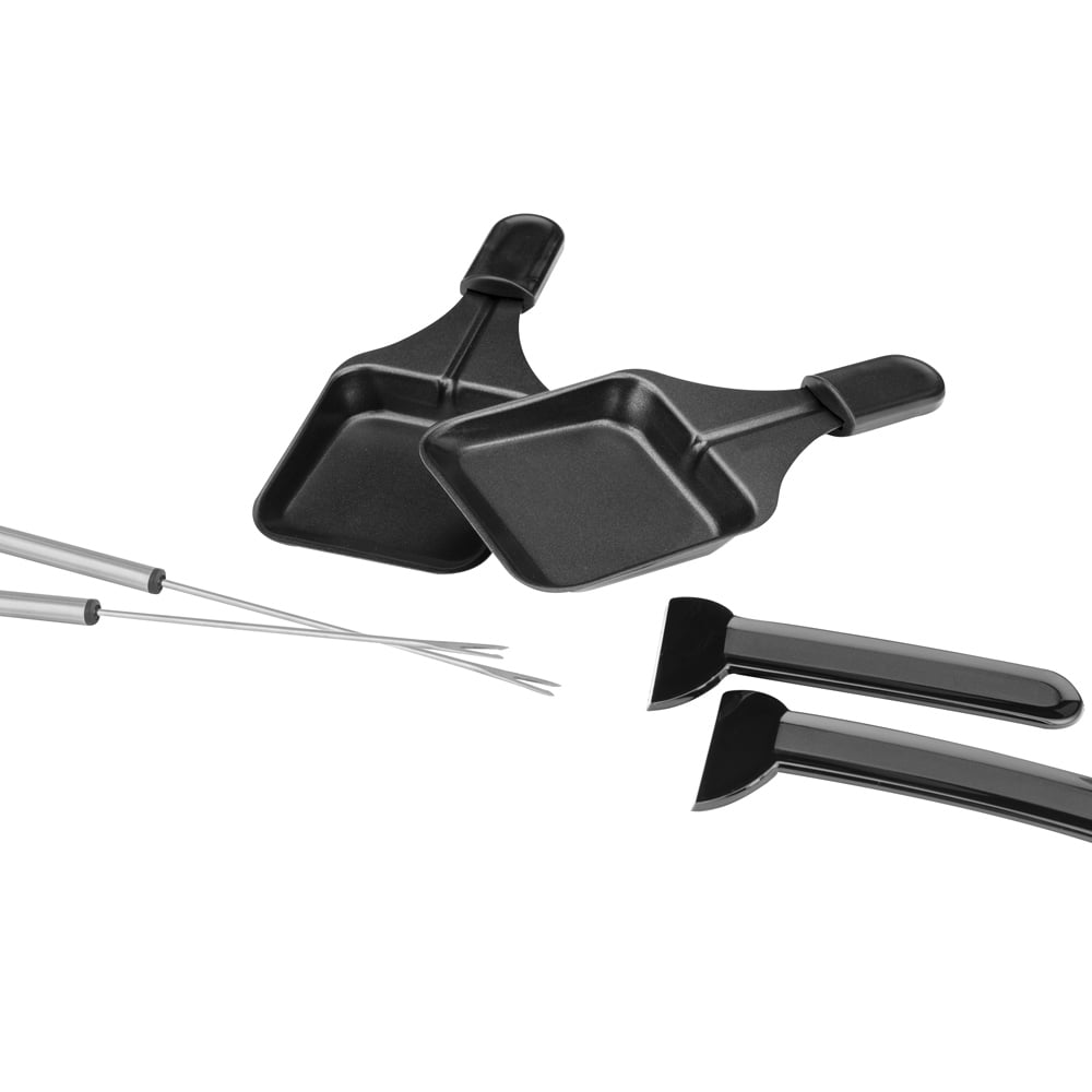 Plita grill si raclette cu fondue, Gastroback, Advanced Plus, 2200 W, 9 persoane, inox