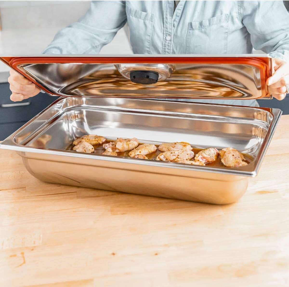 Recipient HoReCa pentru vidat alimente, 14.3 litri, Magic Vac, ACP1115, inox