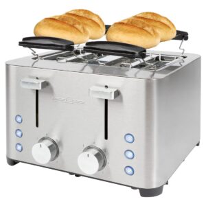 Prajitor de paine, Proficook, PC-TA1252, 4 felii, 1500 W, inox