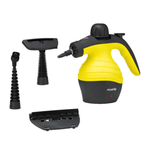 Aparat de curatat cu aburi, H.Koenig, NV60, 1000 W, 250 ml, galben