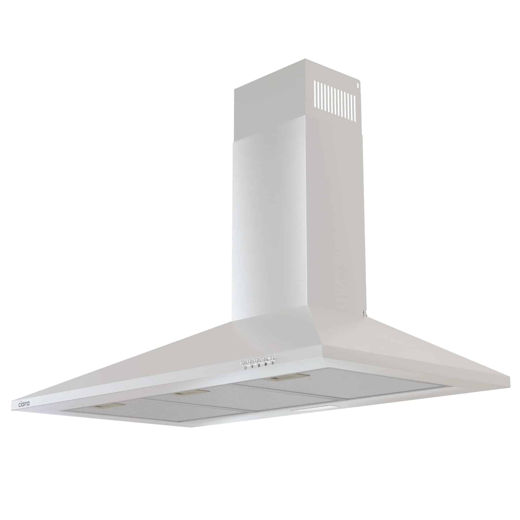 Hota de perete, Ciarra, CBCS9201, 370 m³/h, 90 cm, inox