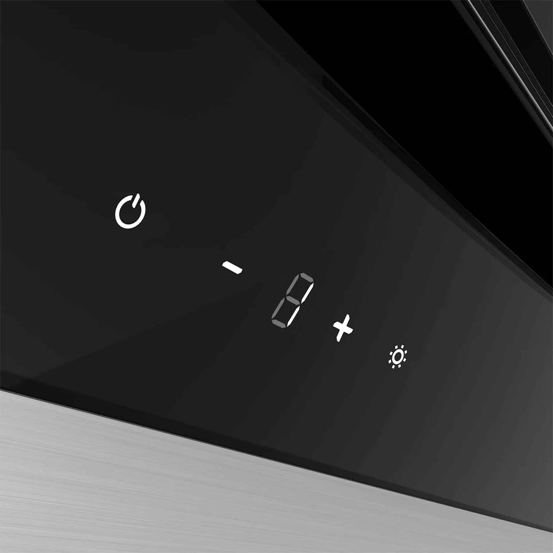 Hota decorativa, Ciarra, CBCB6736N, 650 m³/h, 60 cm, negru