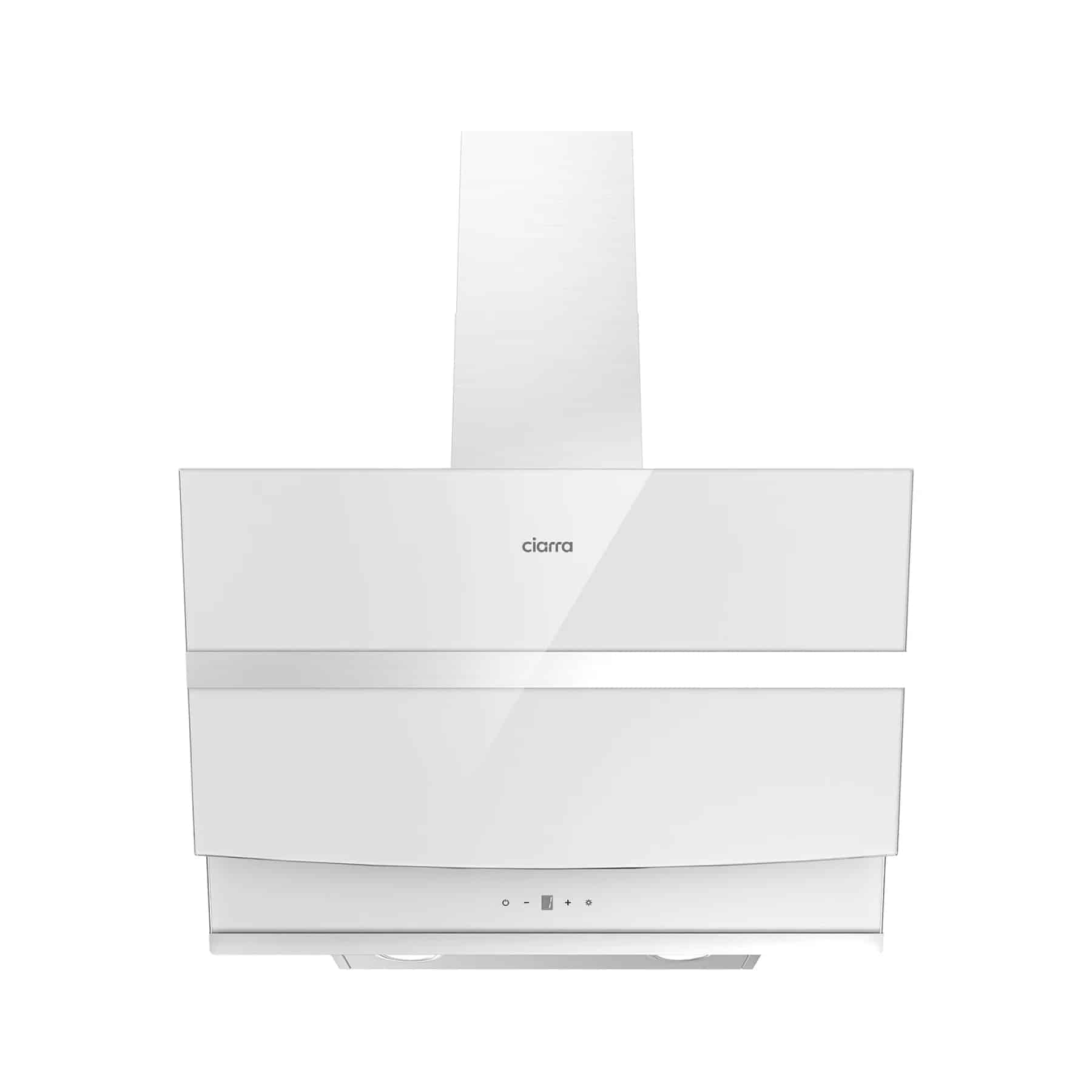 Hota decorativa, Ciarra, CBCW6736N-OW, 650 m³/h, 60 cm, alb