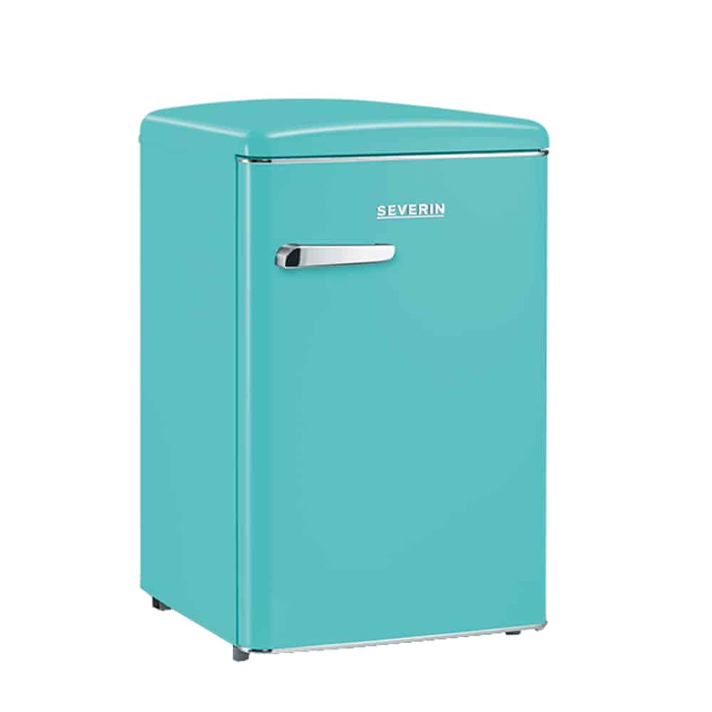 Mini frigider Retro, Severin, S8834, 108 litri, turcoaz