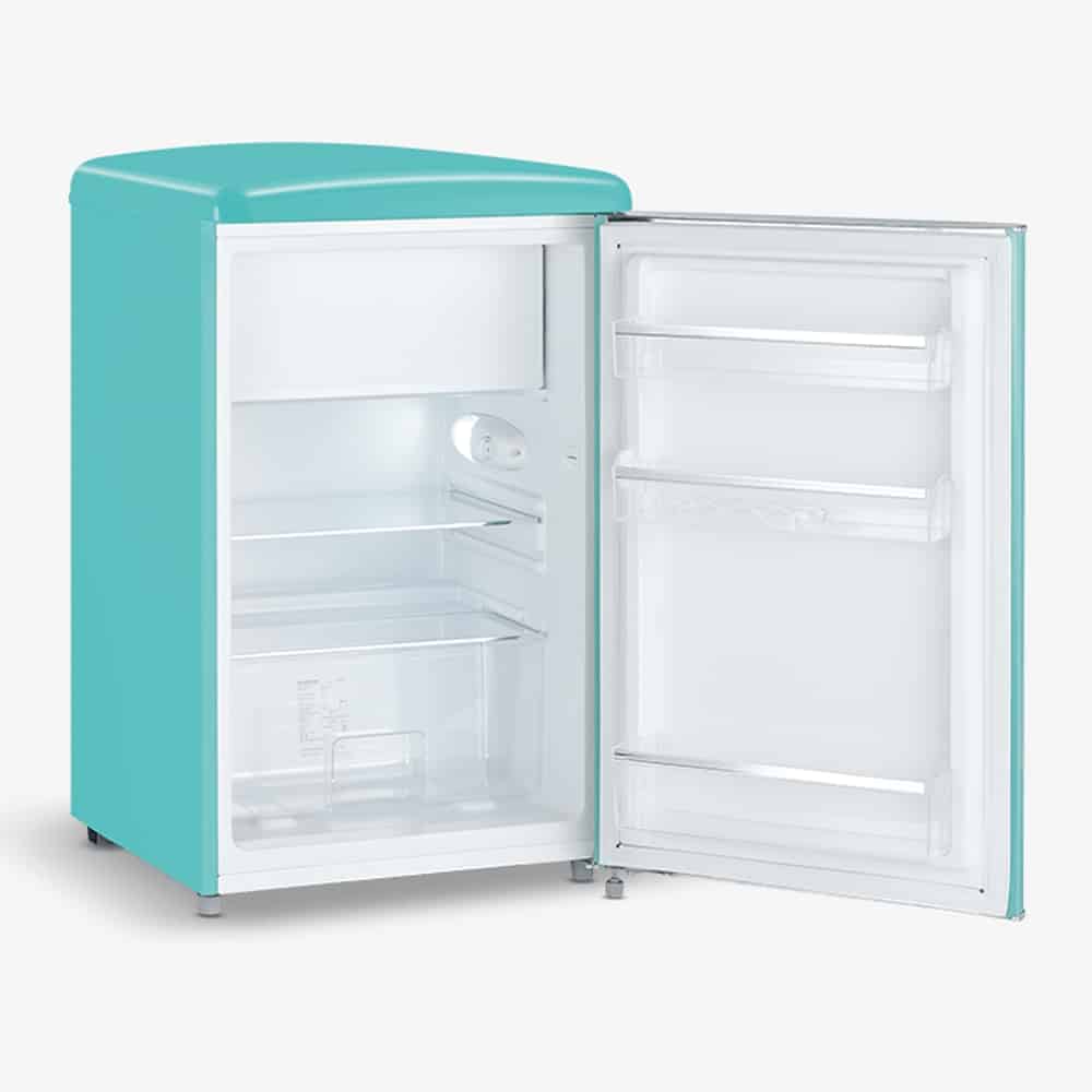 Mini frigider Retro, Severin, S8834, 108 litri, turcoaz