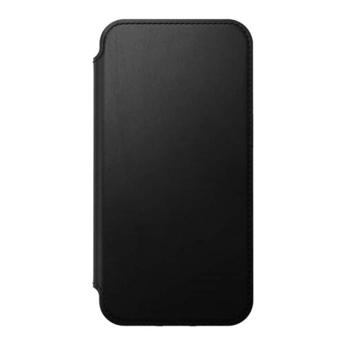 Husa telefon tip carte Iphone 14 Folio, Nomad - NM01244585, negru