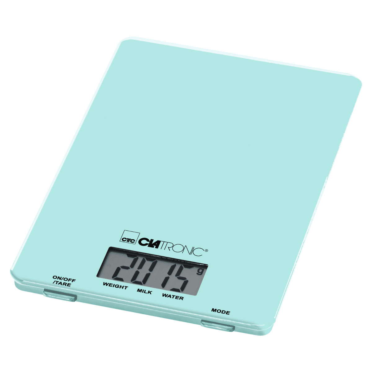 Cantar de bucatarie digital, Clatronic, Rock'n'Retro, 5 kg, verde pastel